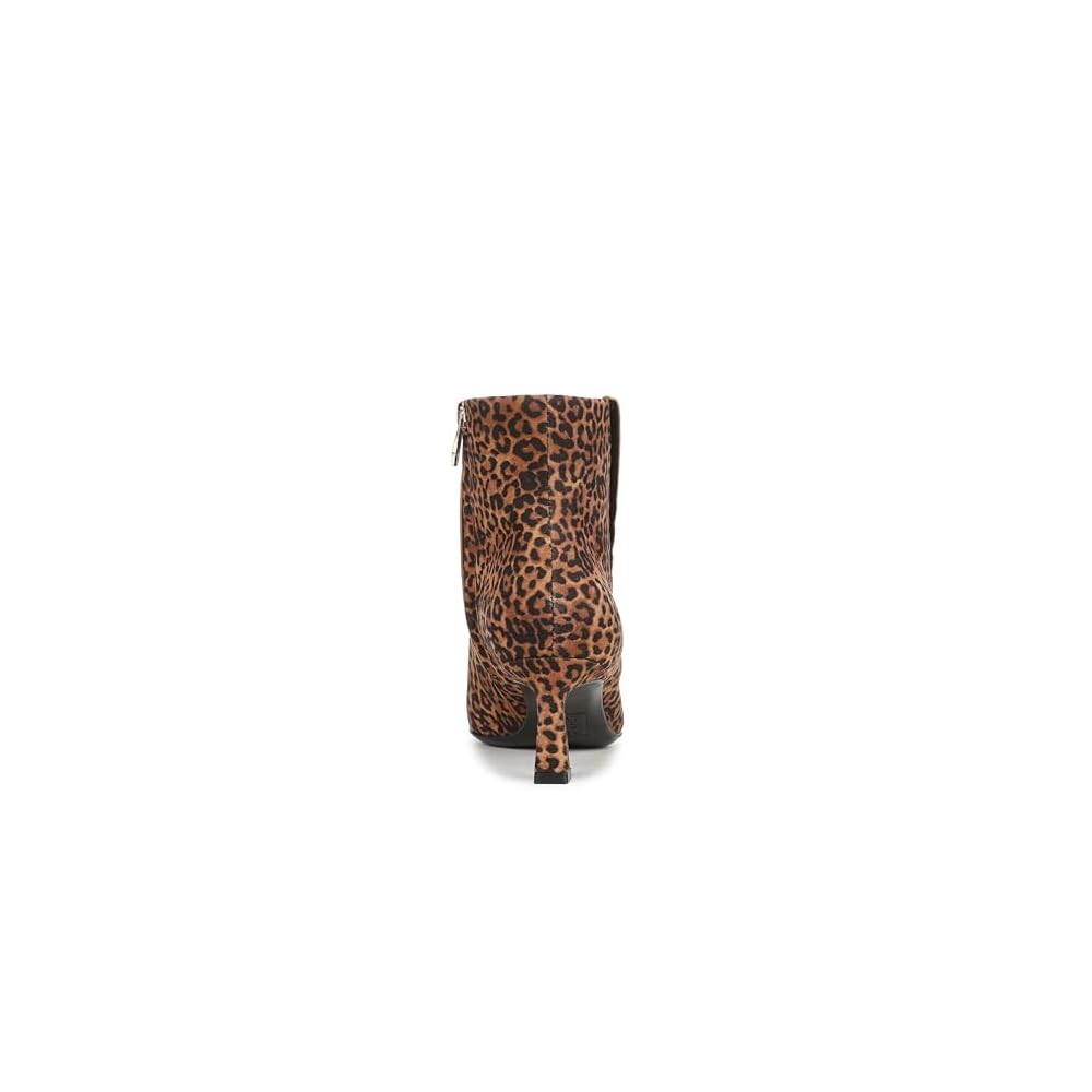 Brown Leopard Print Suede