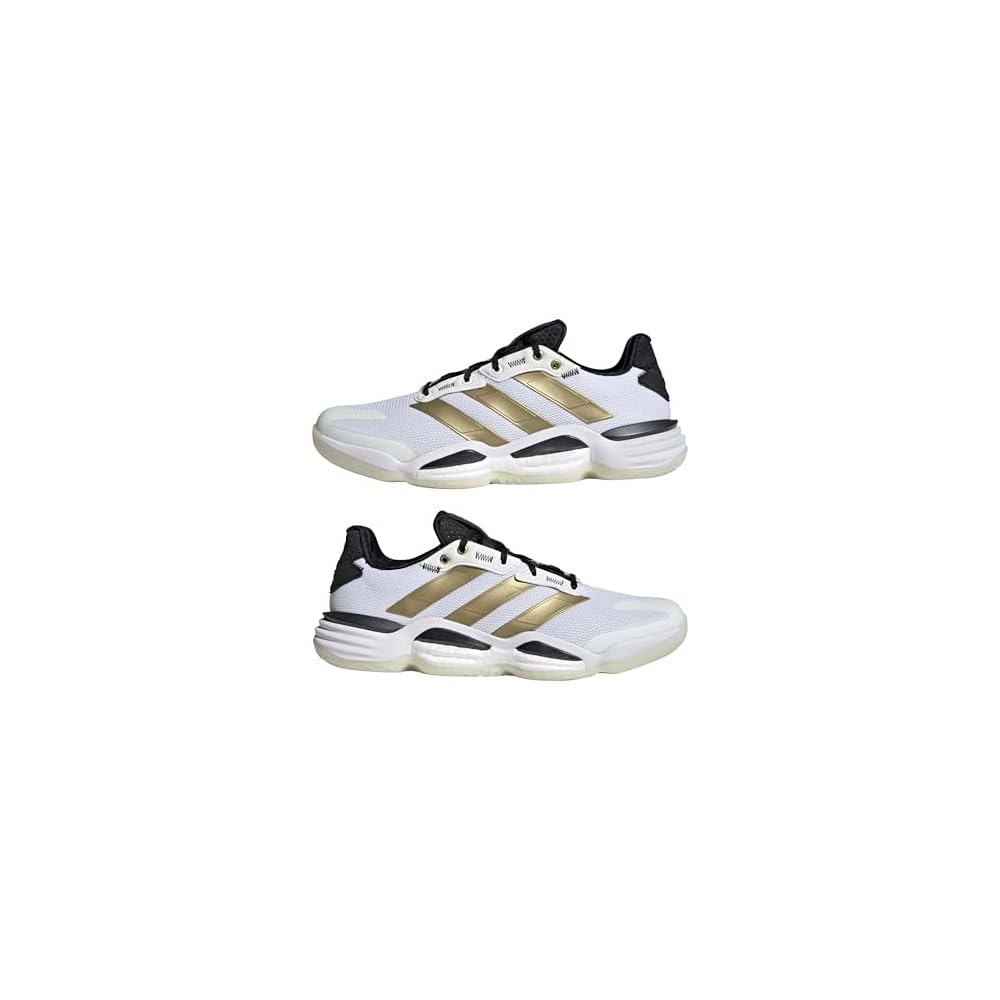 White/Gold Metallic/Black