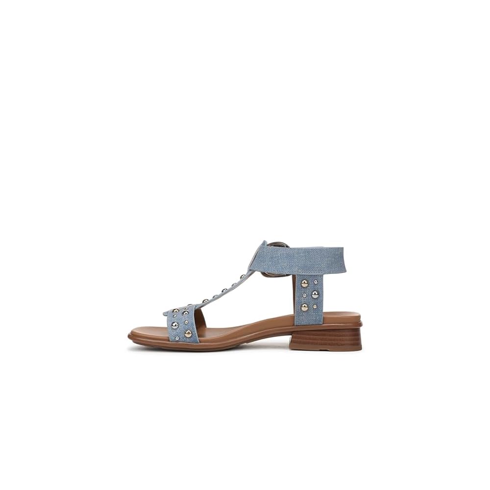 Denim Blue Studded Nubuck