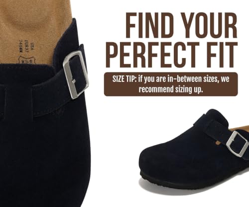 Navy Suede