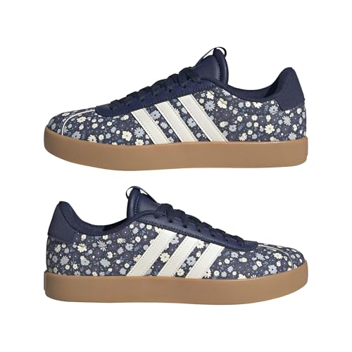 Dark Blue/Off White/Muted Purple