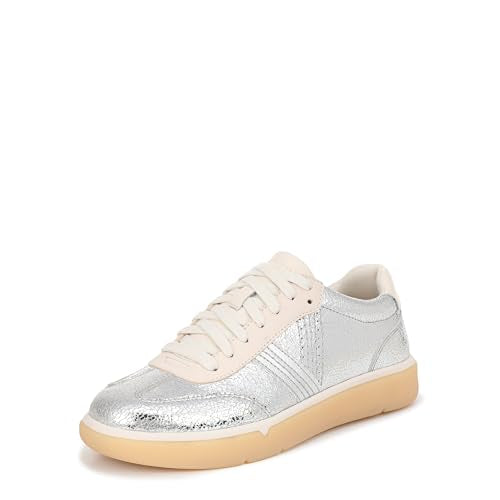 Silver Metallic Leather