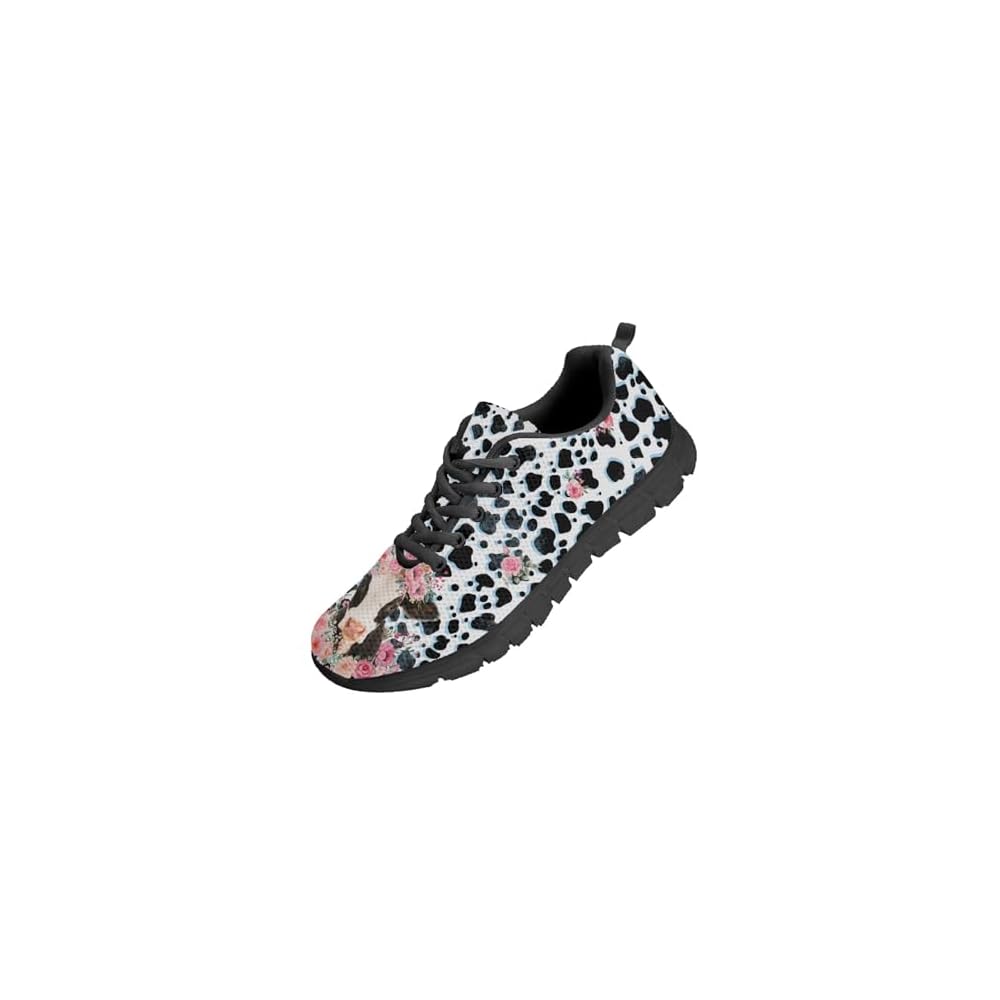 Pink Rose Cow Print
