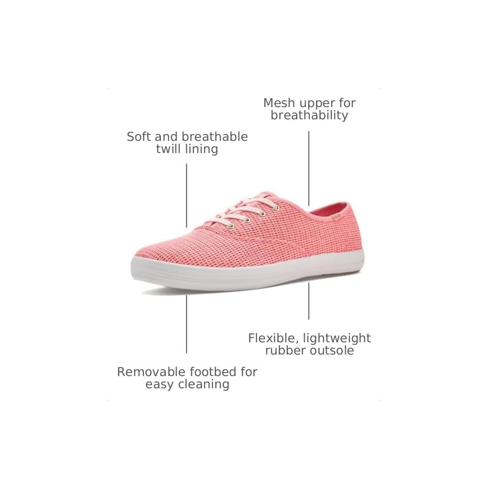 Neon Coral Cotton Mesh