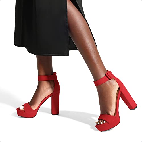 Red/Suede