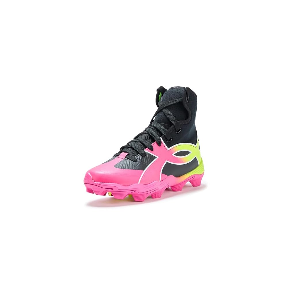 (004) Black/Rebel Pink/High Vis Yellow