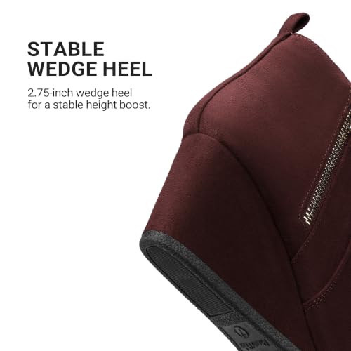 Burgundy/Suede