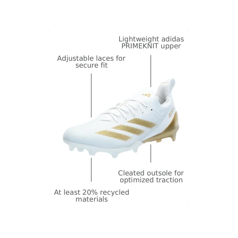 White/Gold Metallic/White