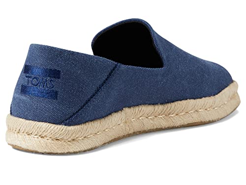 Navy Recycled Cotton Canvas