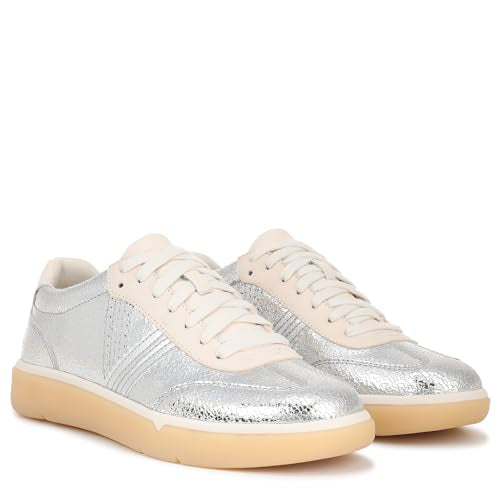 Silver Metallic Leather