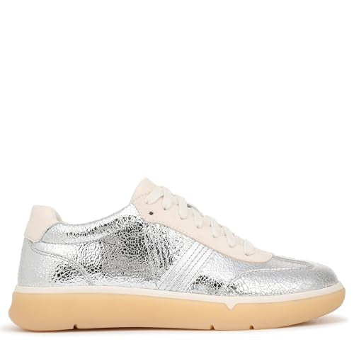 Silver Metallic Leather