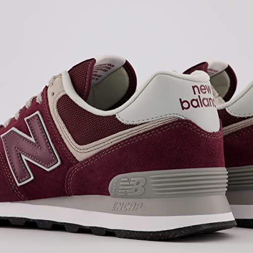 Burgundy/White