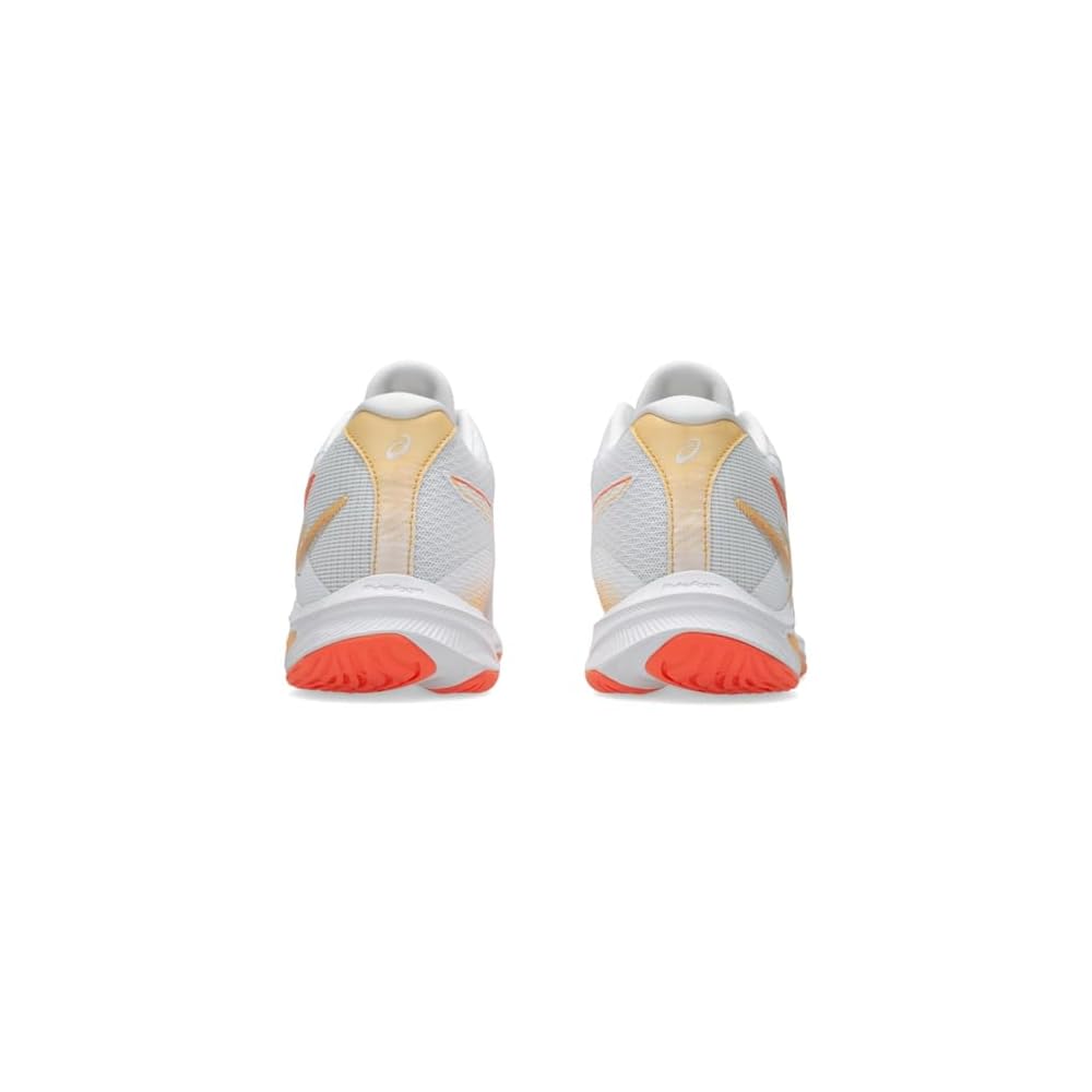 White/Vivid Coral