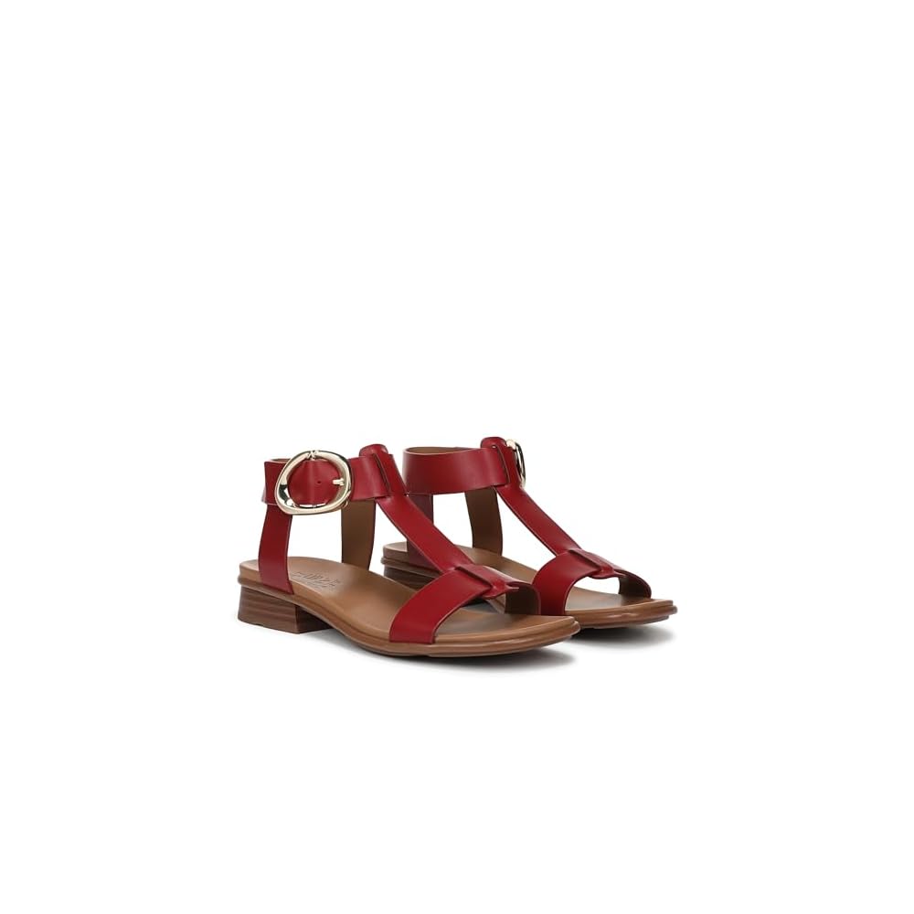 Hearts Flame Red Leather