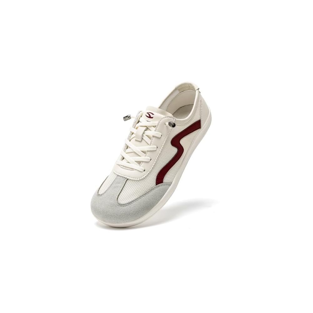 Beige/Red