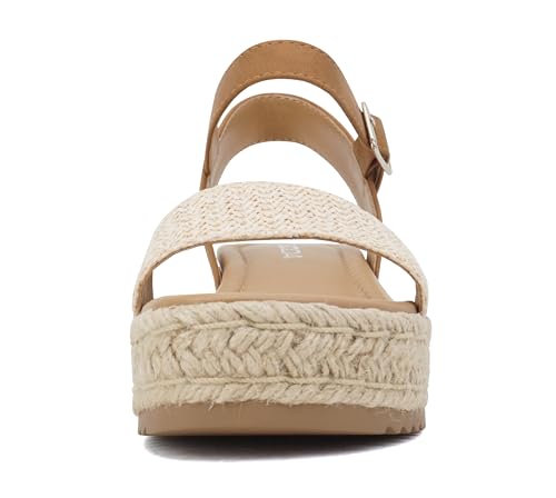 Nude Raffia/Tan