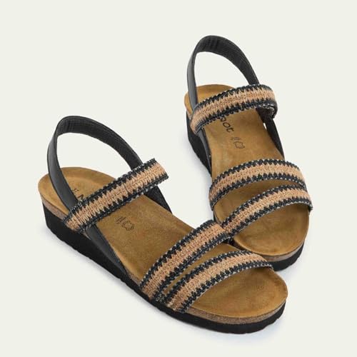 Black/Brown Raffia