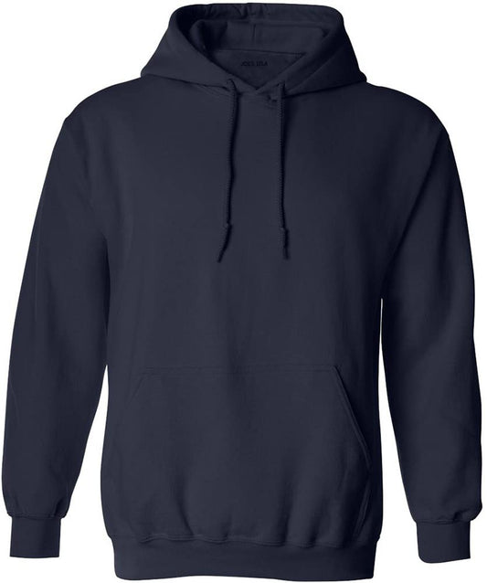 Joe's USA Big and Tall Hoodies for Men Pullover Hooded Sweatshirt-4XLT-Navy