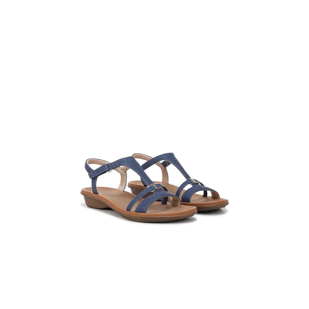Navy Faux Canvas