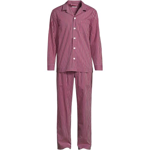 Rich Burgundy/Ivory Stripe