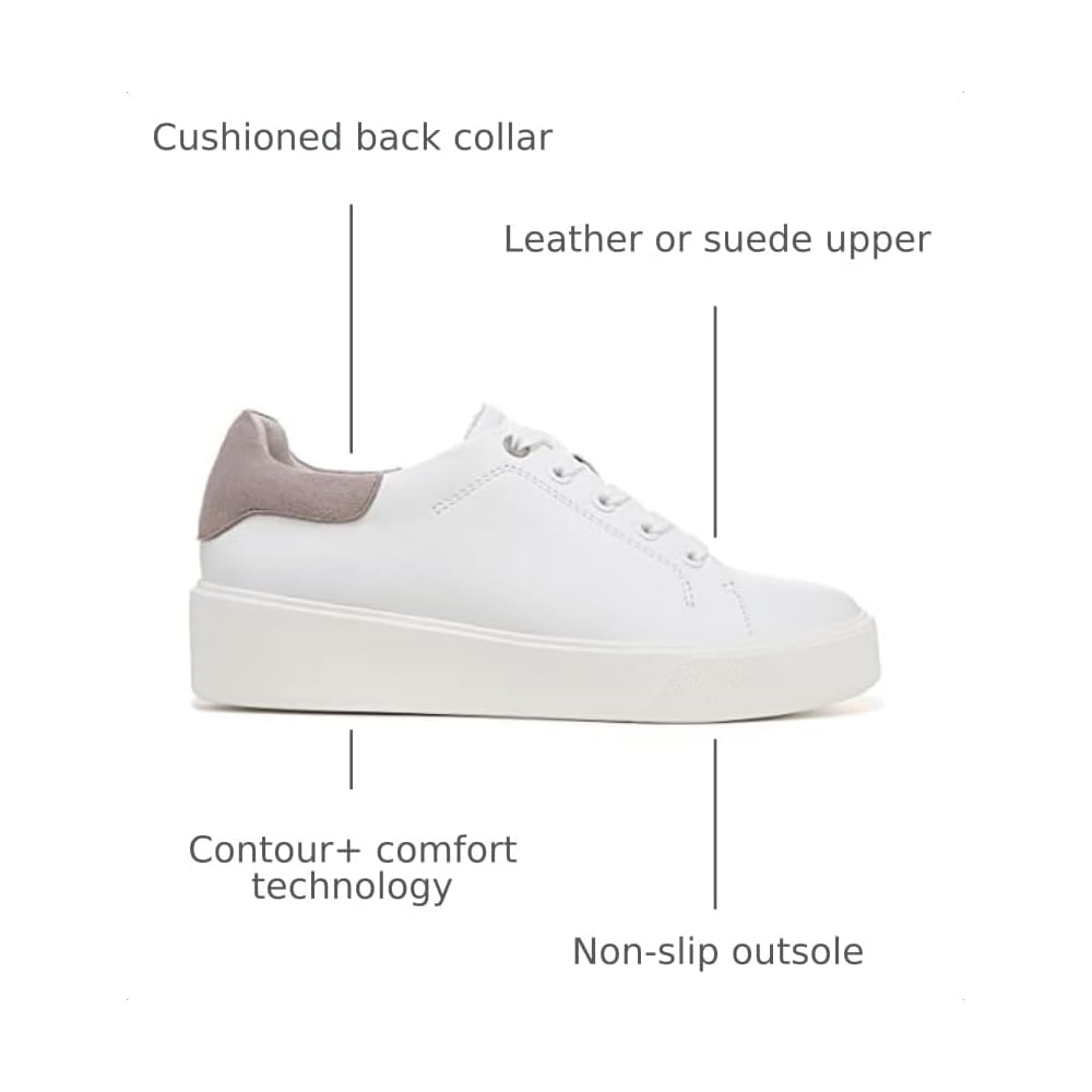 White Leather Grey Suede
