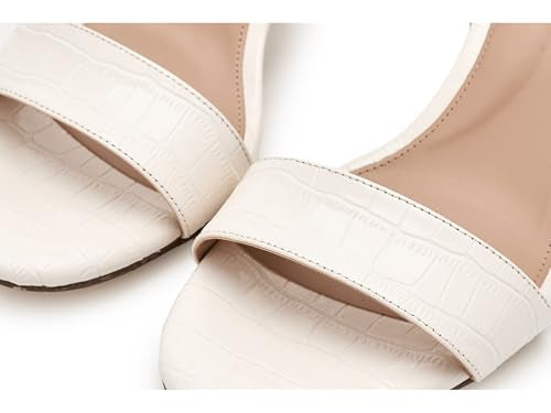 Powder Croc Print Leather