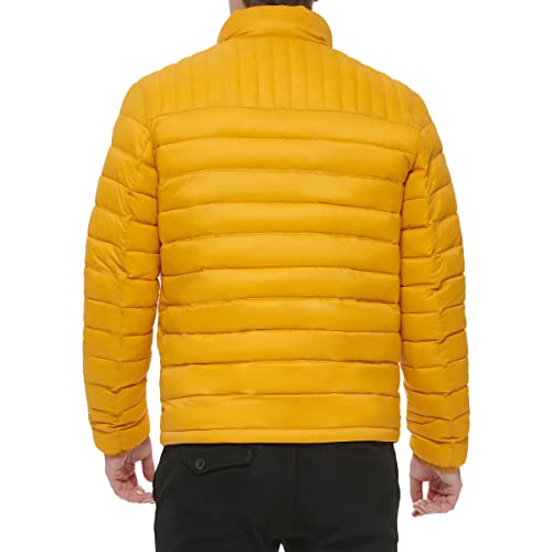 Tommy Hilfiger Men's Ultra Loft Lightweight Packable Puffer Jacket (Standard and Big & Tall), Yellow Gold, X-Large