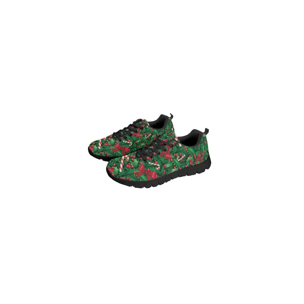 Green Candy Cane Christmas Holly