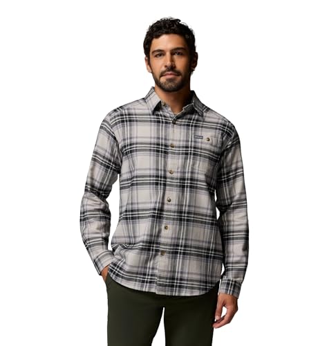 Flint Grey Texture Plaid