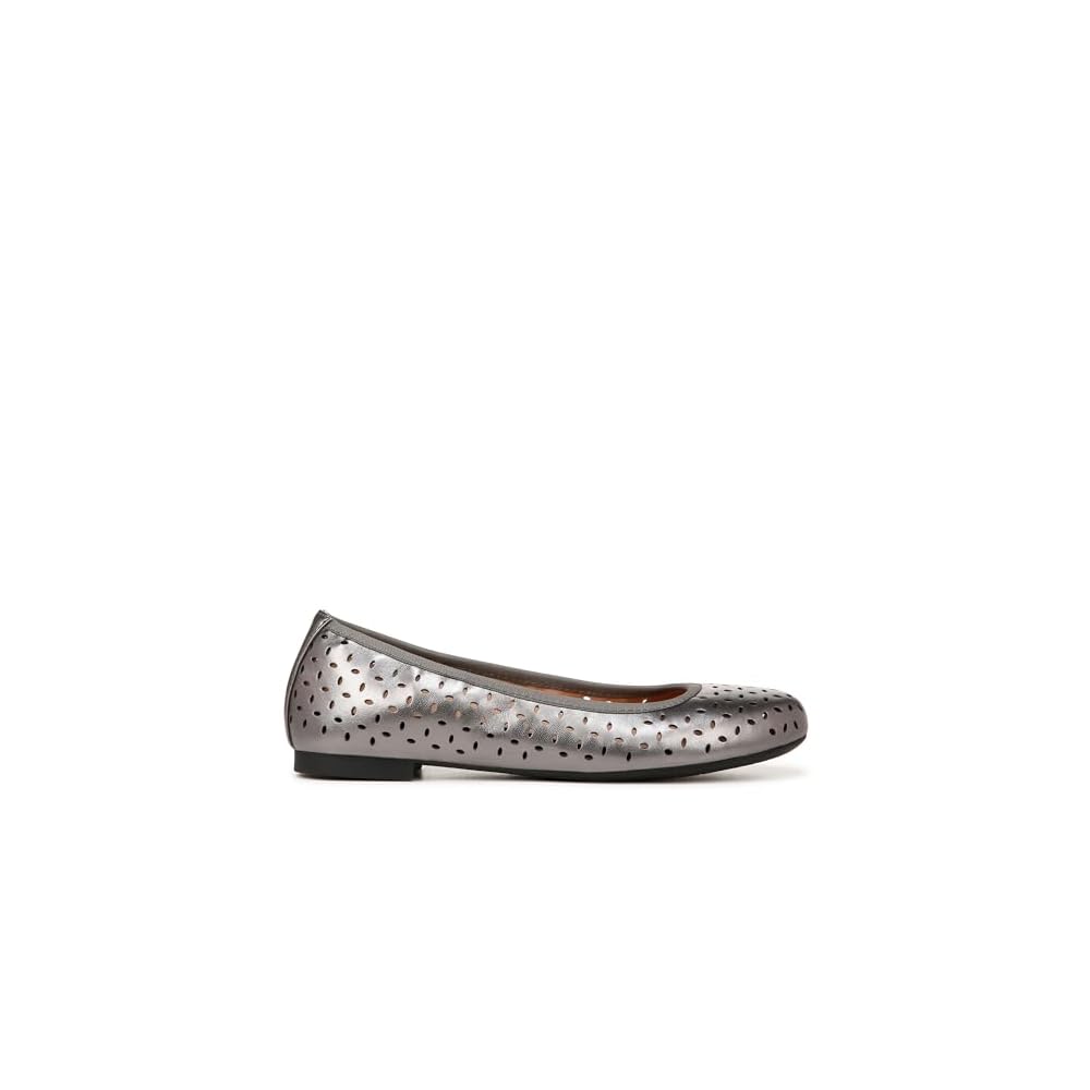 Pewter Metallic Leather