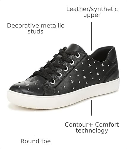 Black Stud Leather