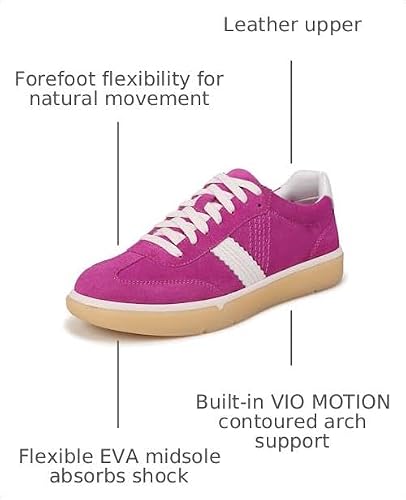 Rose Violet Pink Leather/Suede