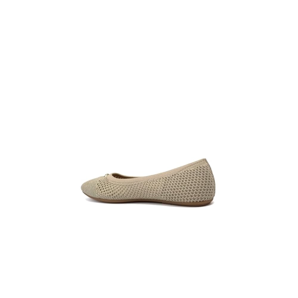 Soft Gold Metallic Knit