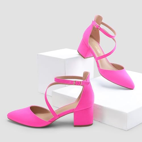 Hot Pink-suede