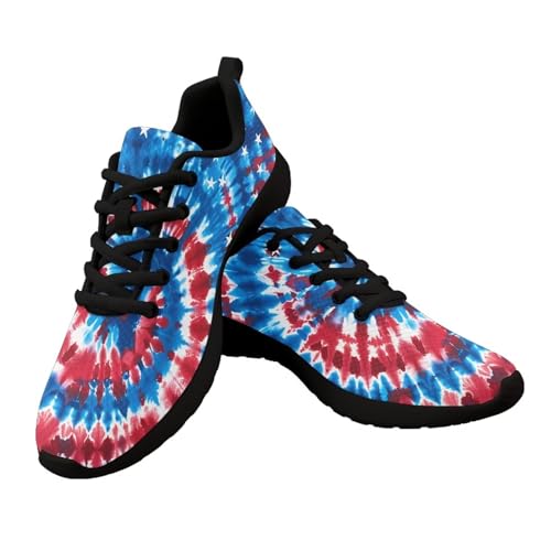 Red Blue Tie Dye