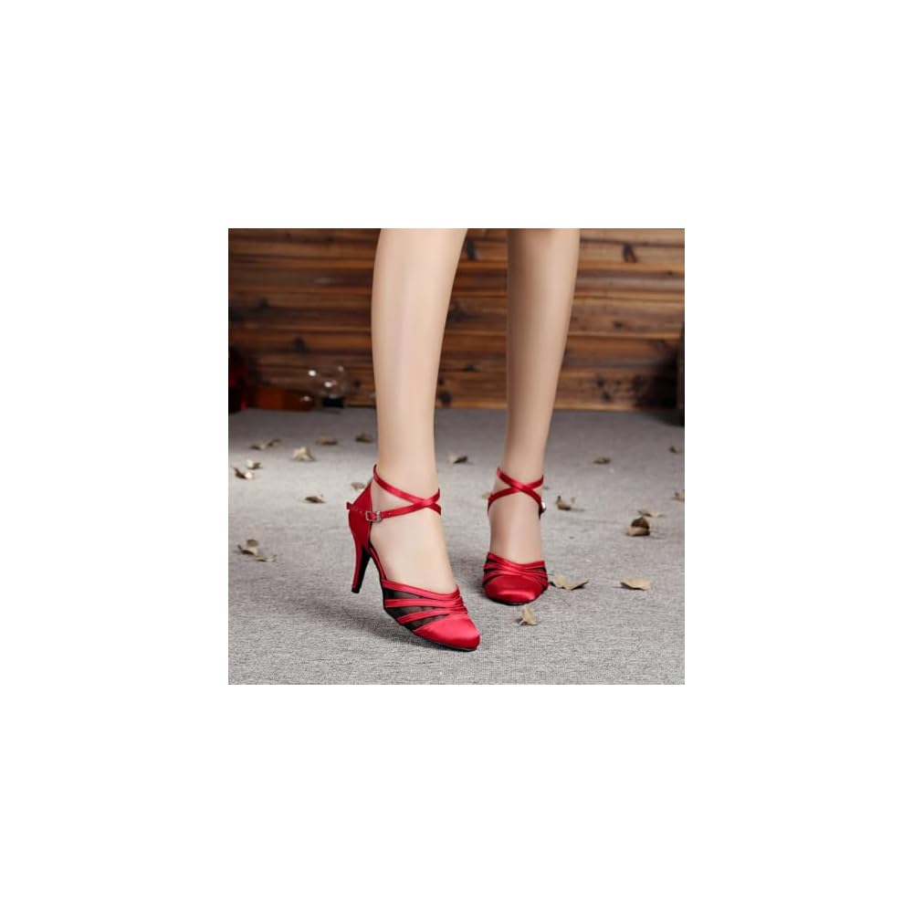 L189 Red 8.5cm Heel