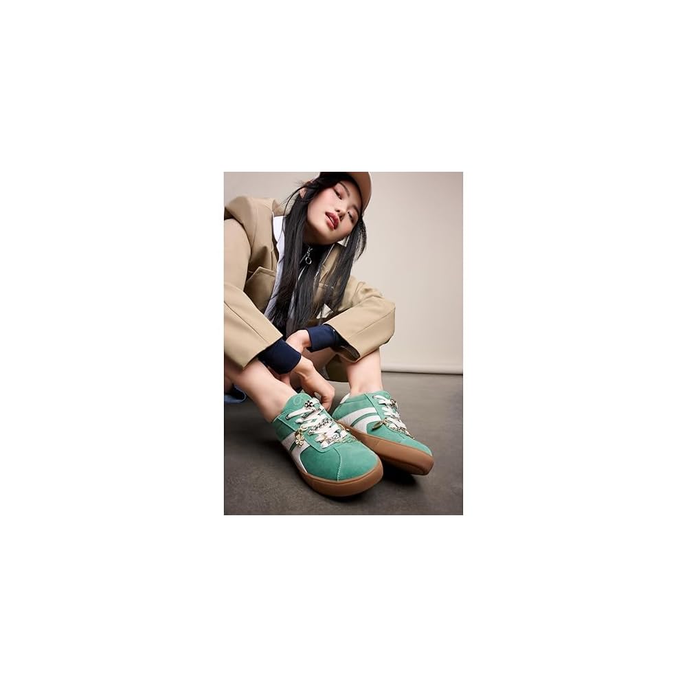 Lilypad Green Suede