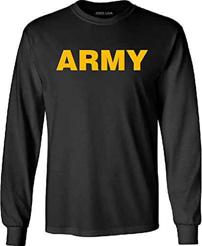 Gold Army- Black Long Sleeve T-shirt