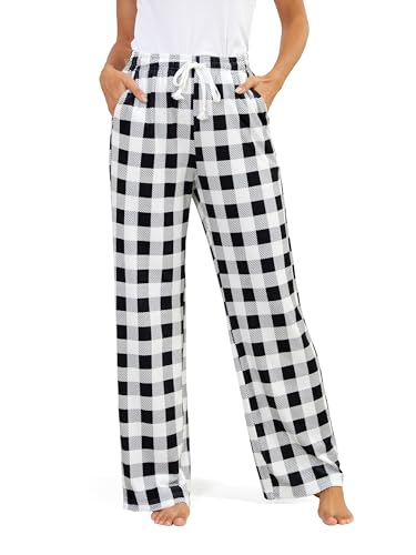 White Black Plaid