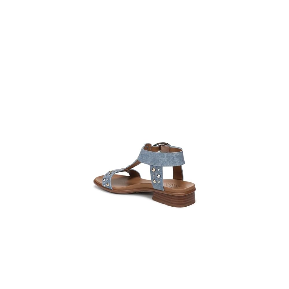 Denim Blue Studded Nubuck