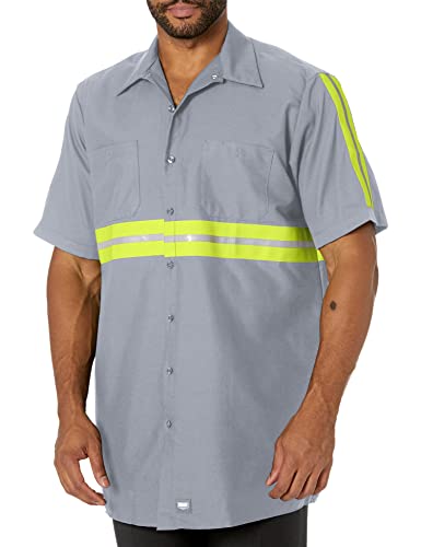 Grey With Yellow/Green Visibility Trim