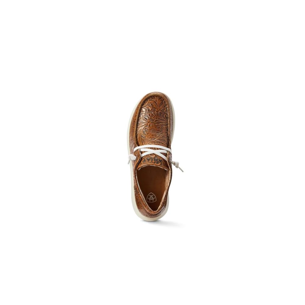 Brown Floral Emboss