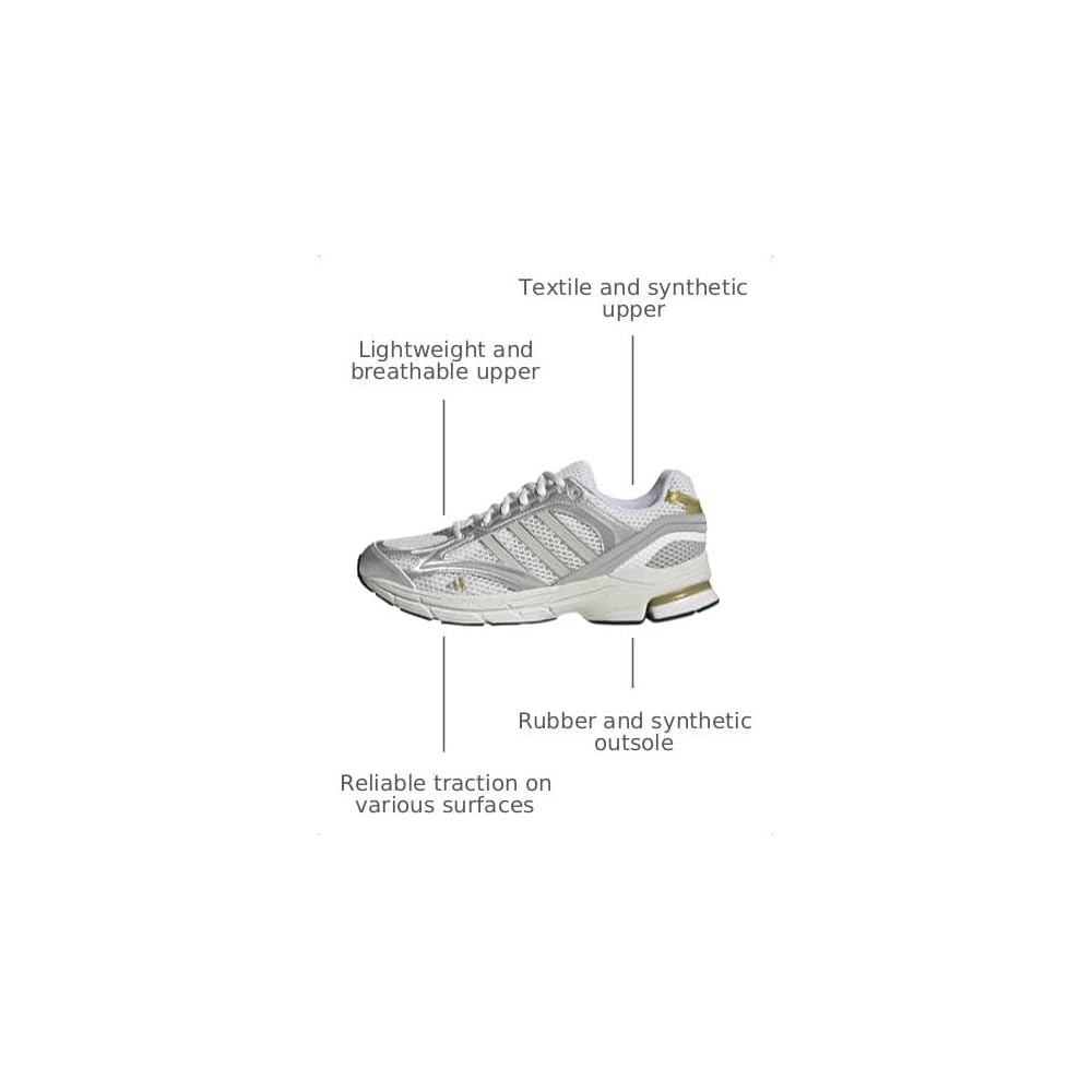 White/Lgh Solid Grey/Gold Metallic