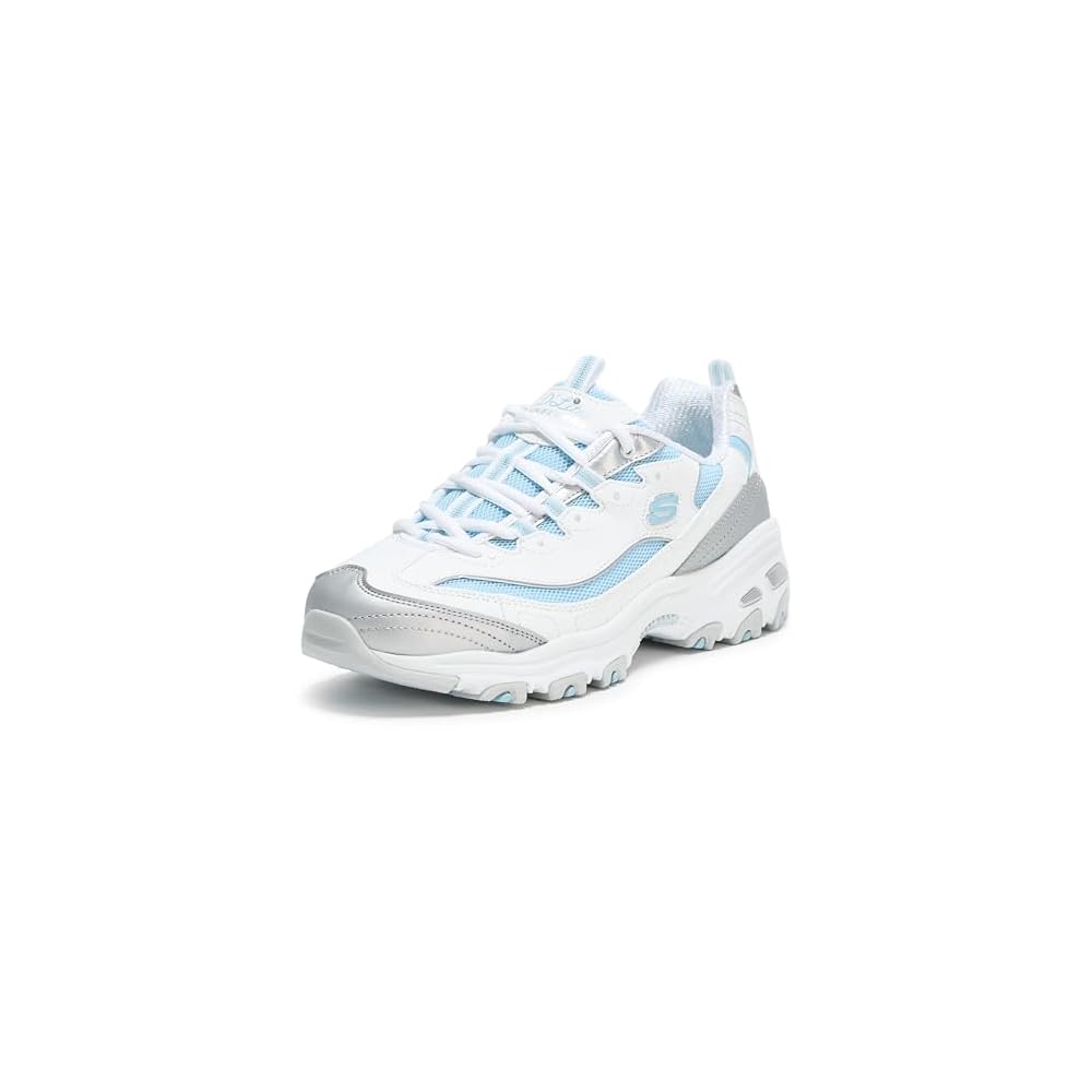 White/Silver/Light Blue
