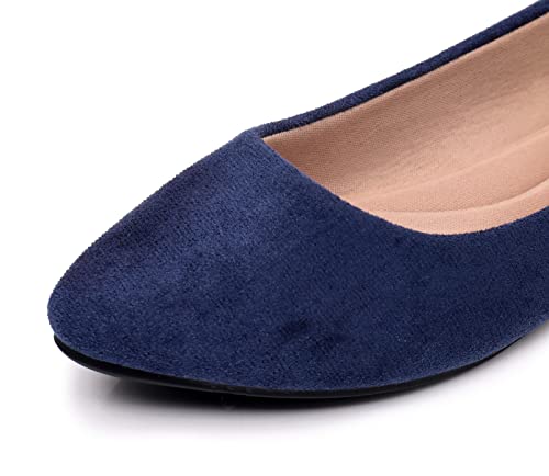 Navy Suede