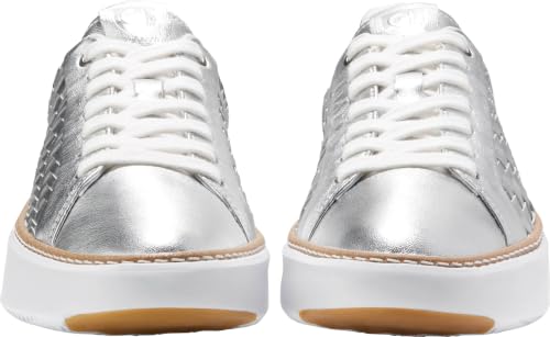Silver Genevieve Woven/Optic White