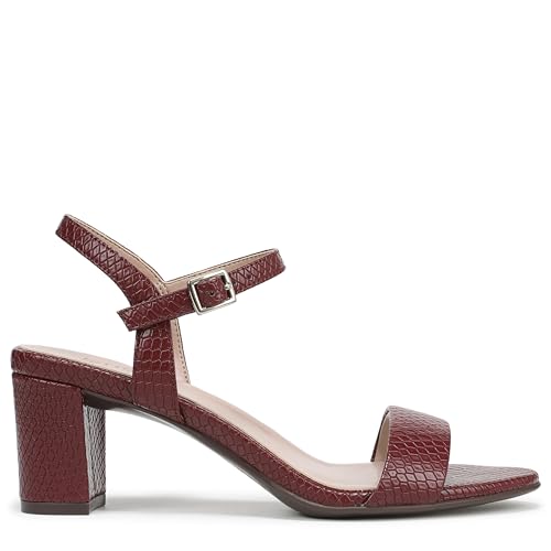 Cranberry Red Faux Leather