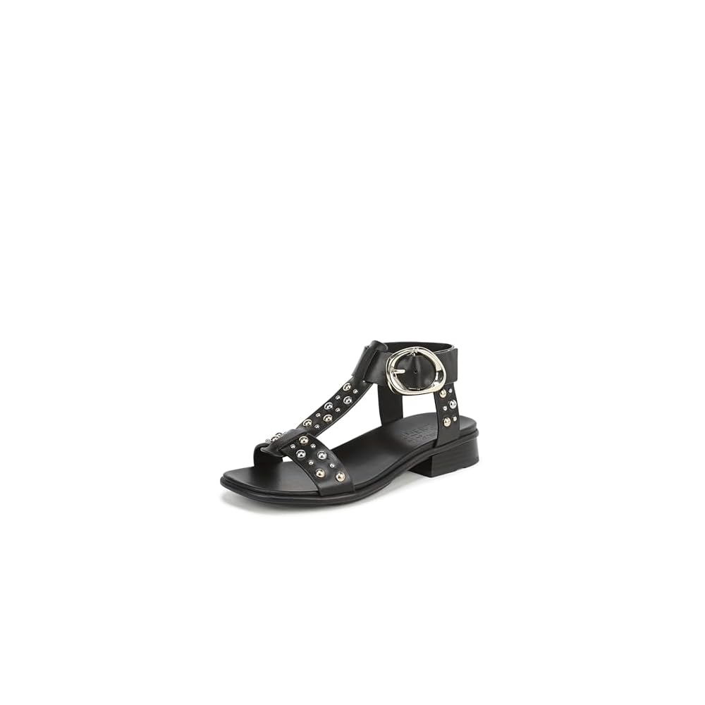 Black Studded Leather