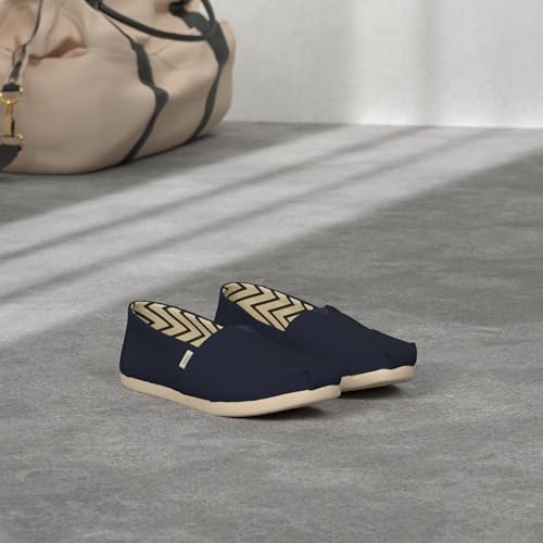 Navy Recycled Cotton Canvas