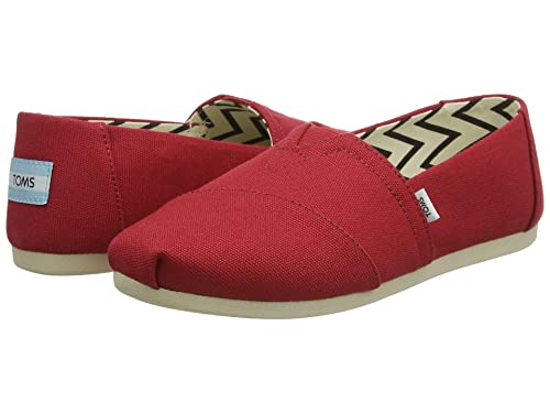 Red Recycled Cotton Canvas